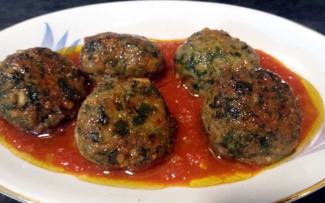 Albóndigas de Espinaca